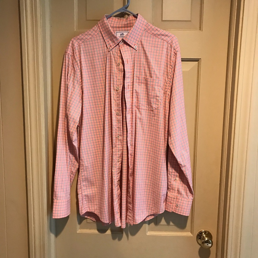 Men's Pink Checkered Shirt